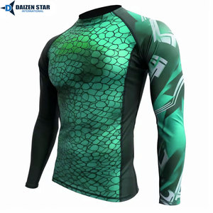 UPF 50+ Breathable Long Sleeve Rash Guard <b>Swim</b> Surf <b>Top</b> Quick Dry Lightweight for <b>Men</b> - Product Image 2