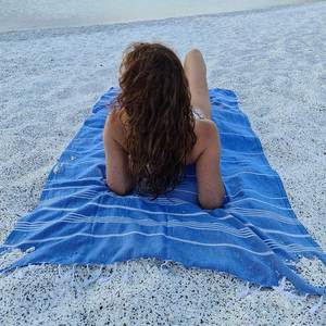 Turkish Beach <b>Towel</b> Sand Free Luxury Personalized Embroidery Custom <b>Bath</b> <b>Towels</b> <b>Sets</b> Bulk Sale Pestemal 100% Cotton Quick Dry - Product Image 5