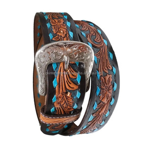 Cinturón de Cuero Vacuno Argentino de Primera Calidad, Estilo Western, con Hebilla Intercambiable, Unisex - Product Image 3
