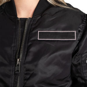 Blouson bomber femme tendance, personnalisable, en tissu léger, fermeture éclair, vêtement décontracté pour la marque et la vente au détail - Product Image 5