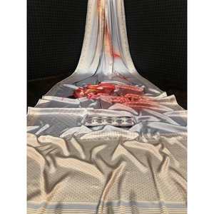 DISEÑADOR DE SEDA SUAVE EFECTO 4D SAREE IMPRESO DIGITAL CON BLUSA DESCOSADA - Product Image 1