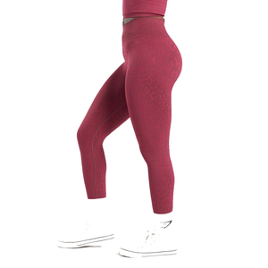 Leggings Deportivos Personalizados OEM para Mujer, Pantalones de Yoga sin Costuras, Leggings de Gimnasio de Alta Elasticidad, Ropa Deportiva para Correr, Entrenamiento y Ejercicio - Product Image 3