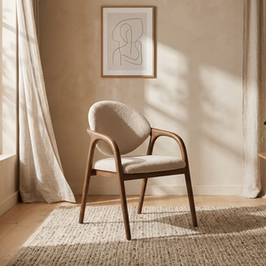 Chaise de salle à manger d'extérieur Vata durable, structure en teck naturel, design ergonomique en corde, style scandinave, résistante à l'eau, multifonctionnelle - Product Image 5