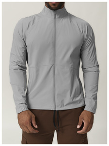 <b>Mens</b> Stretch Training Sports <b>Jacket</b> Lightweight Activewear Fitness Running Zip <b>Jacket</b> Comfortable Gym Outerwear For Daily - Product Image 6