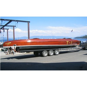 Barco de Recreo de 40 pies, Construcción Personalizada, Barco Clásico de Madera, Lancha de Lujo - Product Image 3