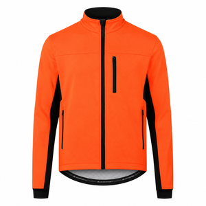 Custom Logo Softshell Thermal <b>Reflective</b> Waterproof Windproof Full Sleeve Winter <b>Cycling</b> <b>Jacket</b> Men Bike - Product Image 3