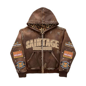 เสื้อฮู้ดดี้แบบยูนิเซ็กซ์ แต่งกระเป๋าประดับเพชรหรูหรา สไตล์สตรีทแวร์ลำลอง แฟชั่น 100% ผ้าฝ้ายฟลีซ เป็นมิตรกับสิ่งแวดล้อม ระบายอากาศได้ดี - Product Image 4