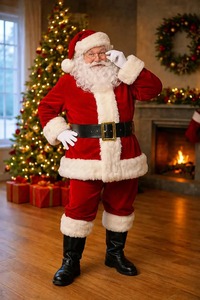 Adult <b>Santa</b> Claus Costume, Classic <b>Santa</b> <b>Suit</b>, Christmas Costume for Men, Holiday Party Outfit - Product Image 5