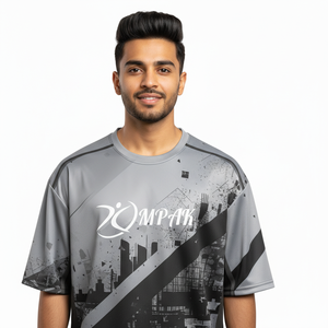 Camiseta Urbana Cómoda de Gran Tamaño con Sublimación, Ropa Casual para Hombre, Estilo Holgado - Product Image 1