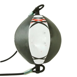 Bolsa de Boxeo Personalizada de Alta Calidad con Etiqueta Privada, Impresa por Sublimación, de Cuero PU, Resistente, con Doble Orificio, para Entrenamiento de Boxeo - Product Image 1