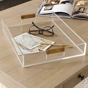 ILAHI's Clear Acrylic Oval Tray Handles Lightweight Artistic DIY <b>Easter</b> Chinese New Year <b>Tree</b> Multi-Theme Multi-Occasion Home - Product Image 5