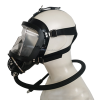 Masque de plongée intégral - Prêt pour la communication avec régulateur équilibré, double joint en silicone et harnais 5 points