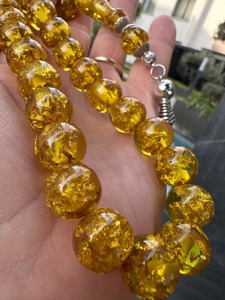 เกล็ดทองเรซิ่น tasbih กับลูกปัดมันวาวงานฝีมือสำหรับการนับการสวดมนต์ที่ราบรื่นเพิ่มความสง่างามให้กับ zikr ประจำวัน - Product Image 3