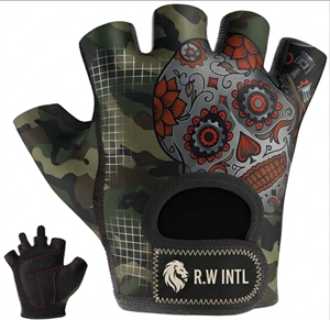 weightlifting cycling Gym gloves with custom design and pattern and custom logo - Product Image 1