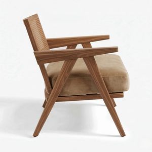 Sillón de Madera de Teca para el Hogar, Dormitorio, Sala de Estar, Comedor, Sala de Recepción |   Ultra Suave y Cómodo para un Uso sin Preocupaciones | - Product Image 3