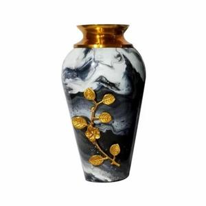 Handmade Metal Flower Vase With Custom Floral Design Modern Decor Home Accessories Boho Style Vases Wholesaler Price - Product Image 4