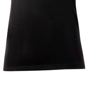 Camiseta de Lujo AKA Bordada, Negra, de Algodón Premium, Cuello en V, Manga Corta, Suave, Transpirable, Informal, para Mujer - Product Image 5
