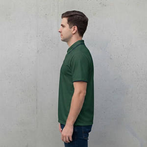 New Arrival 2026 Men's Green Cotton Solid Short Sleeve for <b>Shirt</b> Front <b>Flame</b> Contrast Trim Regular Fit Casual Wear - Product Image 6