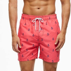 Casual <b>Men's</b> Breathable Lightweight Canvas Eco-Friendly ODM High Waist Quick-Dry Summer Swim <b>Trunks</b> - Product Image 4