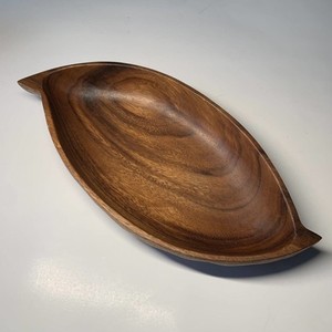 Handcrafted Acacia <b>Wood</b> Bowl with Geometric Cutouts | Moradabad Wooden Fruit Bowl Wholesale - Product Image 2