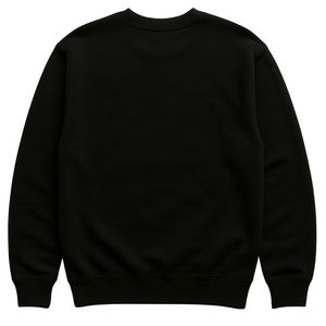 College Days Swiftly Pass <b>Black</b> Crewneck <b>Sweatshirt</b> Premium Chenille Embroidery Alpha Inspired Vintage Collegiate Apparel - Product Image 4