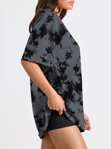 Vente en gros d'usine, t-shirts pour femmes de haute qualité, impression personnalisée, couleur unie, sexy, coupe ajustée, manches courtes, t-shirt féminin - Product Image 6