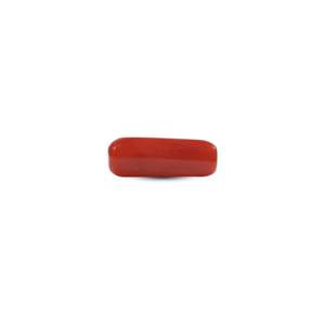 Natural Red Coral Oval Cut Loose Gemstone 5.65 Carat for Fine Jewelry - Product Image 2