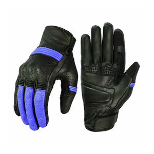 Guantes de Motocicleta, Guantes de Protección para los Dedos Completos, Antideslizantes, Resistentes a Impactos, de Cuero Duradero para Motociclistas - Product Image 1