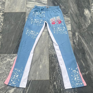 Conjuntos Deportivos Unisex Personalizados Estilo Urbano, Pantalones Deportivos Anchos con Estampado Vintage Hip Hop, 400 GSM, Algodón de Secado Rápido y Transpirable - Product Image 5