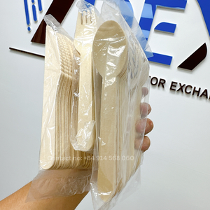 Prix de gros pour couteau en bois 160mm bois naturel chimique et sans éclats - Product Image 3