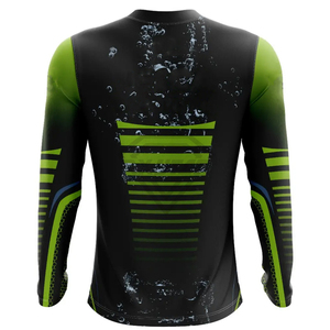 Custom Sublimation Fishing Jersey Breathable Long Sleeve UPF 50 Plus Outdoor Sportswear Performance Fishing Shirt Quick Dry <b>Top</b> - Product Image 2