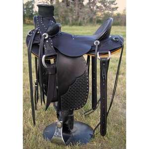 Silla de montar inglesa de cuero de búfalo auténtico para carreras de caballos, absorbente del sudor, suave y muy cómoda, precio de fábrica. - Product Image 3