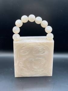 Beautiful Resin Ladies Clutch <b>Bag</b> with Elegant Brightness Design Handmade for Thanksgiving Personalization Feature - Product Image 4