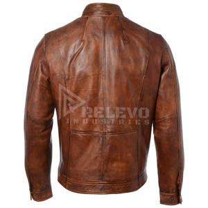 Blouson en similicuir pour homme, nouvelle collection 2026, style motard, pour les détaillants - Product Image 4