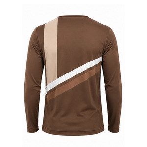 Camiseta de Entrenamiento de Manga Larga para Hombre, Logotipo Personalizado, Transpirable, Deportiva, para Gimnasio, Fitness, Running, Proveedor de Ropa Deportiva, Marca Privada - Product Image 5