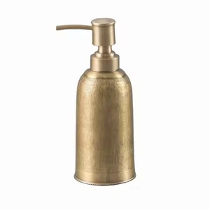 Luxury Metal Soap <b>Dispenser</b> <b>Bottle</b> With Elegant Finish Durable Pump Refillable Liquid Soap <b>Dispenser</b> Bathroom Accessory - Product Image 1