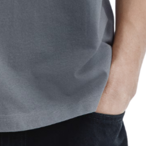 เสื้อยืดคอตตอนหนานุ่มทรงหลวมสำหรับผู้ชาย เสื้อยืดคอกลมลำลองสไตล์สตรีทแวร์ รับผลิตเสื้อผ้าแบบ OEM ODM จากโรงงานโดยตรง - Product Image 6