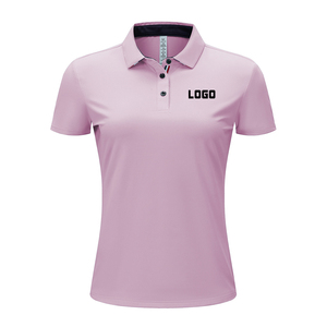 เสื้อโปโลผู้หญิง 170 GSM ระบายอากาศได้ดี แขนสั้น สกรีนโลโก้ได้ เสื้อโปโลลำลองสำหรับผู้หญิง เสื้อยืดโปโลแบบสปอร์ต รับผลิตแบบ OEM ODM ขายส่งจากโรงงาน - Product Image 2