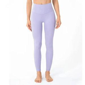 Nouveau Legging de Yoga Personnalisé 2025 pour Femme, Respirant, Uni, Taille Mi-Haute, en Tissu Tricoté – Créez Votre Propre Design de Leggings pour Femme - Product Image 5