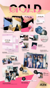 อัลบั้มต้นฉบับภาษาเกาหลีของวง ITZY - GOLD (รุ่นมาตรฐาน) - Product Image 6