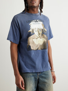 Camiseta de Manga Corta con Cuello Redondo para Hombre, Tejido Grueso 100% Algodón, Estilo Oversize, con Logotipo Personalizado Impreso, Ropa Urbana - Product Image 3