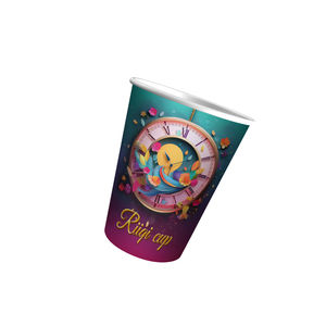 ถ้วยกระดาษเคลือบ PE แบบใช้แล้วทิ้งขนาด8-22ออนซ์ผนังแบบเดี่ยว - Product Image 6