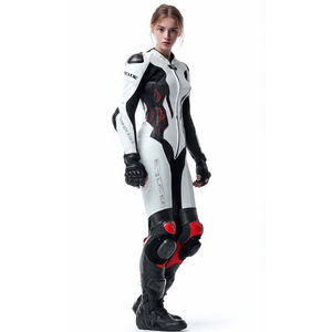 Ensemble veste et pantalon de motard unisexe tendance pour l'hiver, taille plus, pour la conduite et le cyclisme - Product Image 1