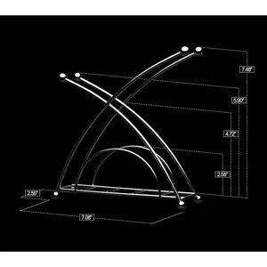 Contemporary Handmade Metal Napkin Holder Luxury Designer Tissue Holder Premium <b>Dining</b> <b>Table</b> Kitchen Restaurant Hotel Decorative - Product Image 1