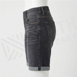 Shorts de Mezclilla para Mujer, a la Moda, Desgastados, de Cintura Alta, Pantalones Vaqueros Casuales, Ropa de Calle, Ropa de Verano, Color Personalizado - Product Image 3