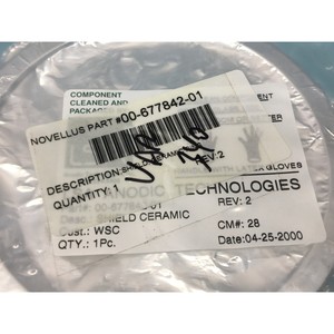 Novellus 00-677842-01 SHIELD, <b>CERAMIC</b> <b>RING</b>, 164462 - Trusted Global Legacy Semiconductor Equipment and Parts at - Product Image 3