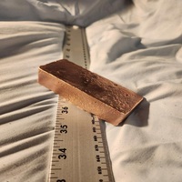 Lingots de Cuivre Haute Pureté 99,999% Alliage Laiton Rond 25kg Haute Résistance à la Traction pour Vente en Gros en Promotion