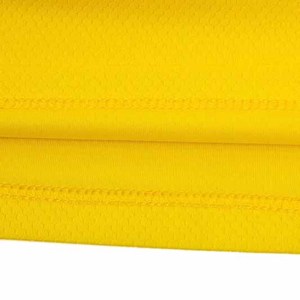 ชุดบาสเก็ตบอลแบบยูนิเซ็กซ์ สีเหลือง เสื้อแขนกุด กางเกงขาสั้น คอวี ระบายอากาศได้ดี ซับเหงื่อ ยืดได้สี่ทิศทาง เป็นมิตรกับสิ่งแวดล้อม - Product Image 5