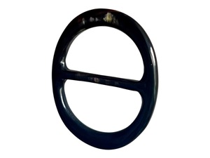 Anillo para Bufanda Ecológico de Cuerno de Búfalo con Acabado Pulido, Sujeción Segura y Elegancia Suave para Bufandas - Regalo de Año Nuevo y Halloween - Product Image 4