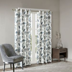 Pannello tenda oscurante camera stampata Jacquard con Design elegante tra cui pali per tenda tracce e accessori - Product Image 5